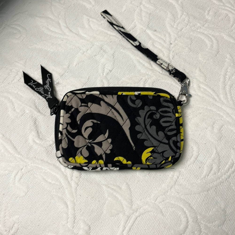 Vera Bradley wristlet change purse.
